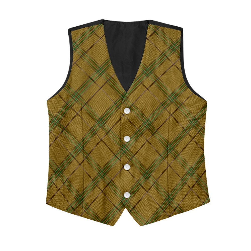 Clan Houston Tartan Bias Suit vest jacket