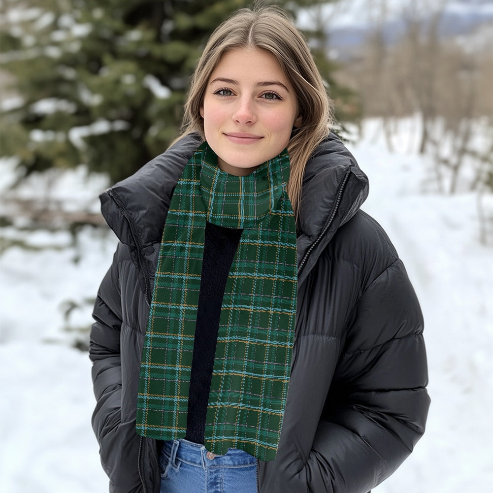 HW Tartan Fluffy scarf