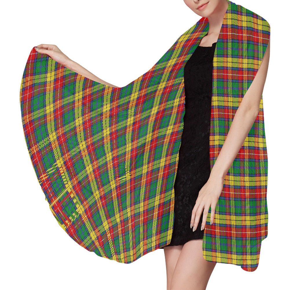 Clan Buchanan Tartan Chiffon Scarf