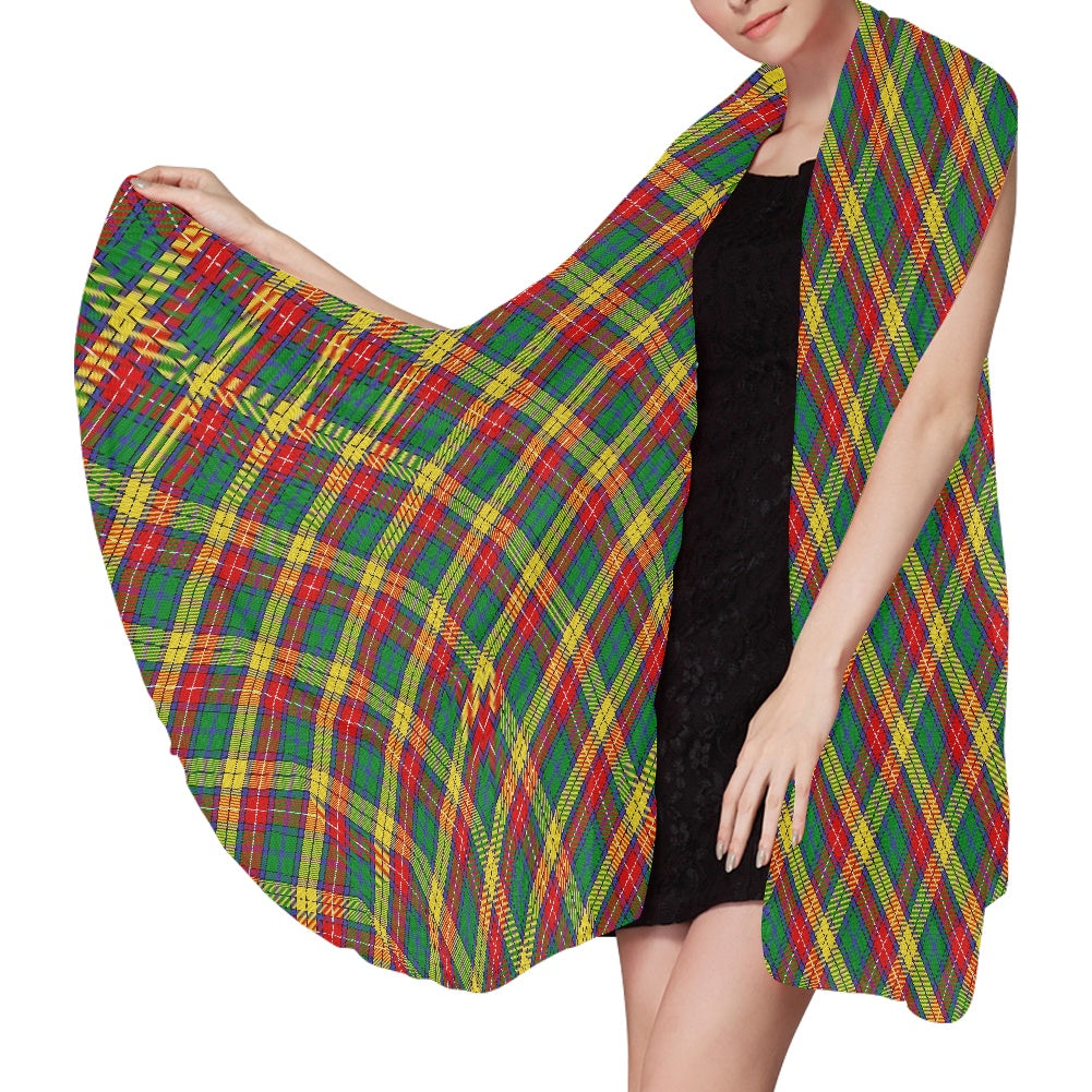 Clan Buchanan Tartan Chiffon Scarf
