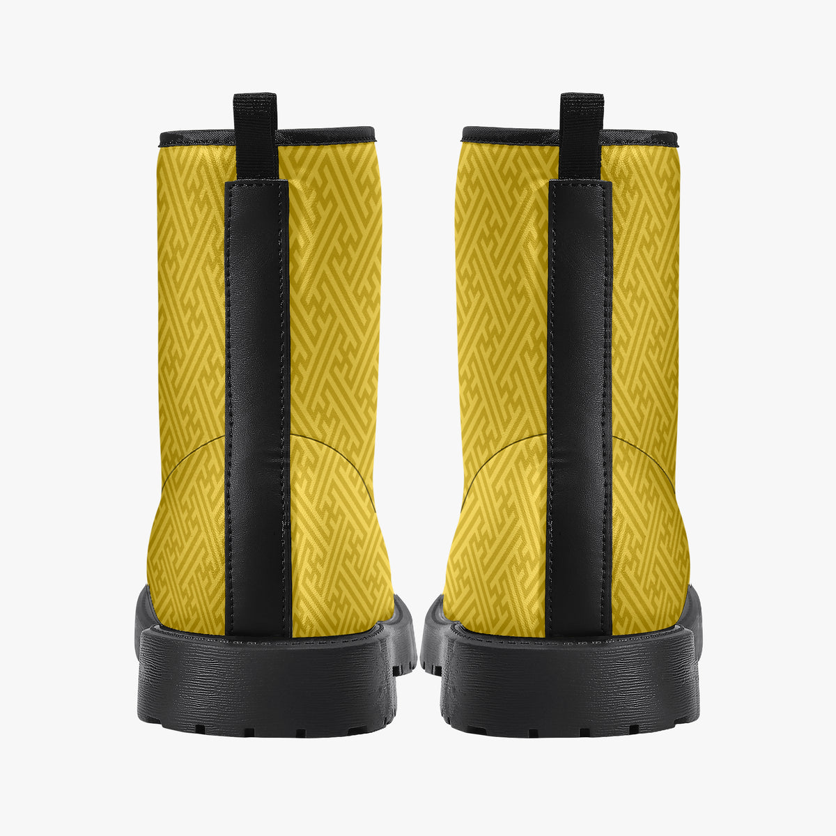 Japanese Wagara - Sayagata Gold - PU Leather Boots