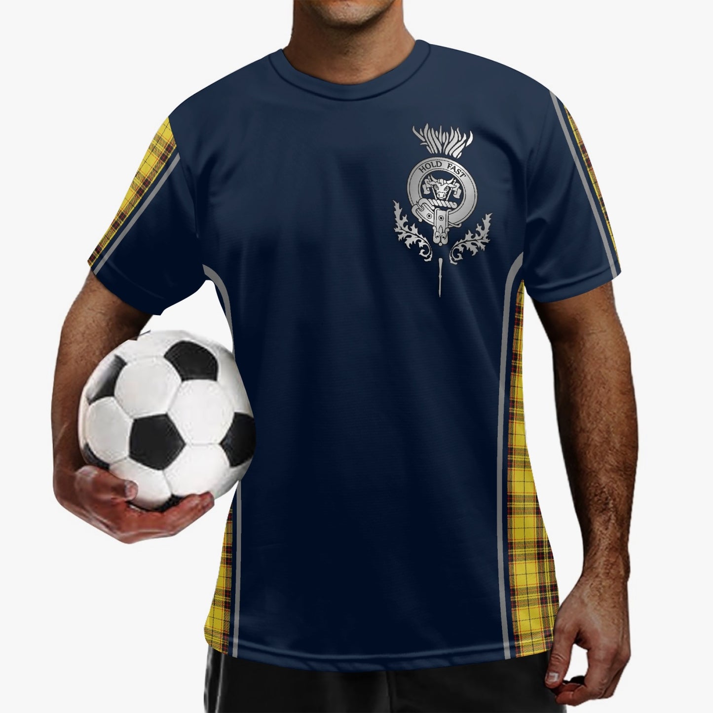 Clan MacLeod Crest & Tartan Soccer Jersey