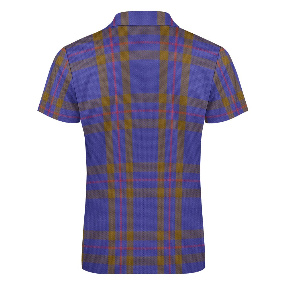 Clan Elliot Tartan Short sleeve polo shirt