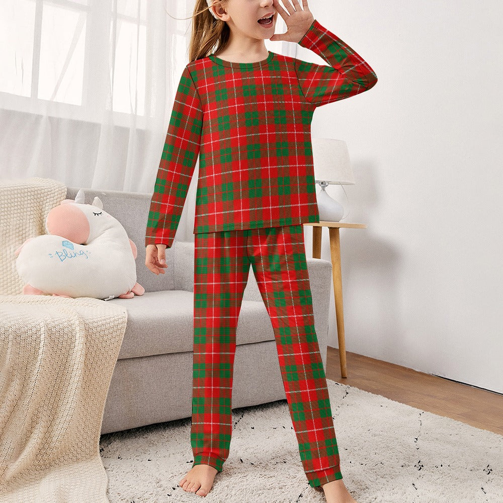 Clan MacKinnon Tartan Girl's Pajama suit