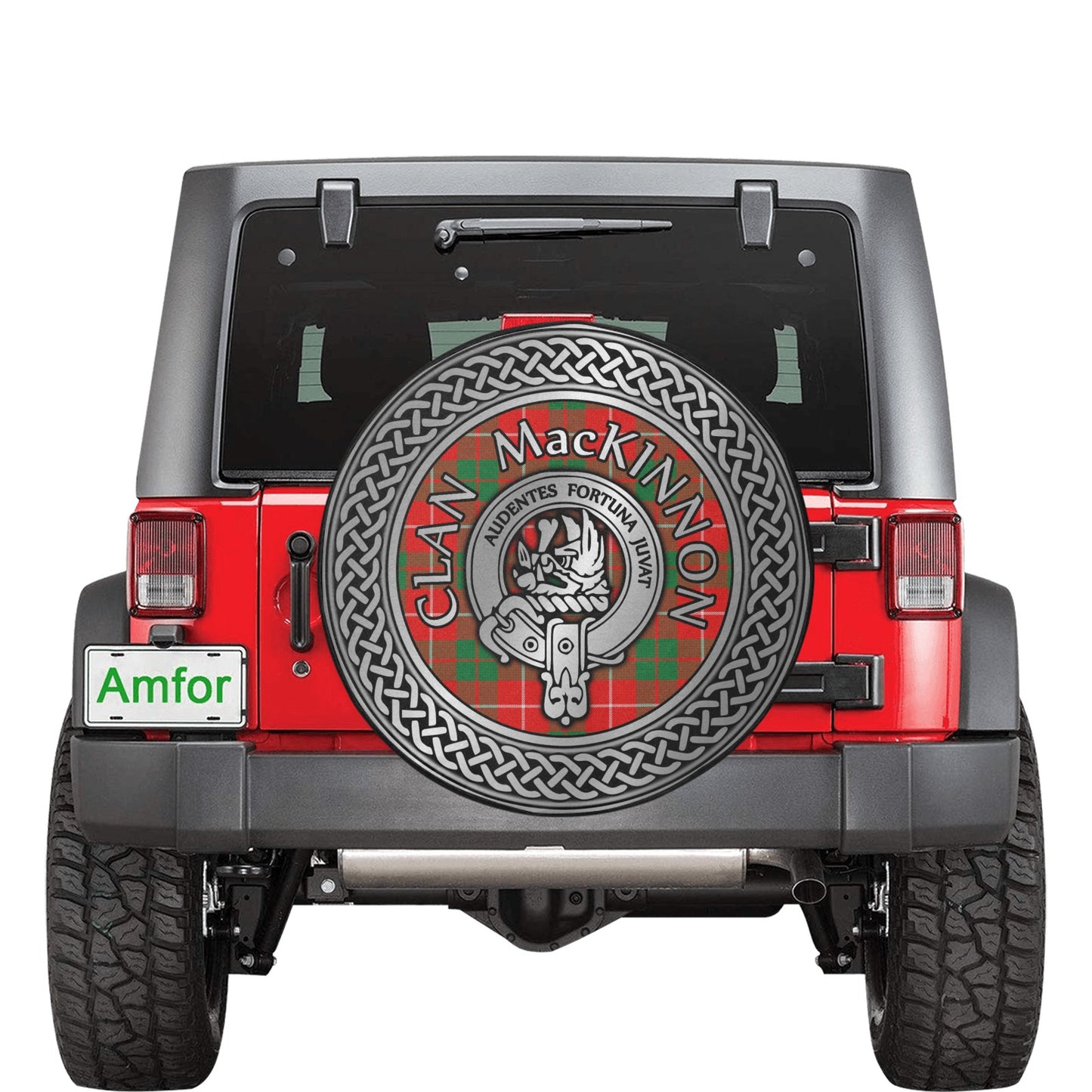 Clan MacKinnon Spare Tire Cover (Large 34")