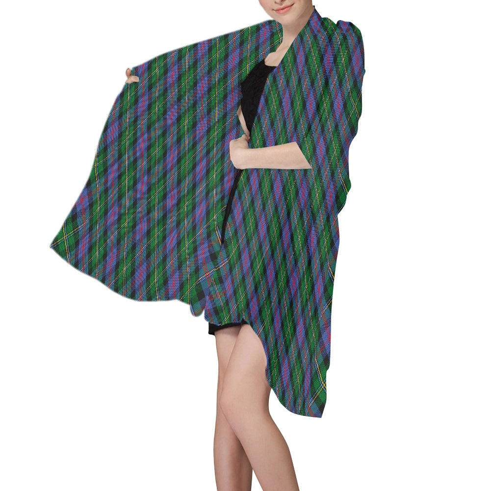 Clan Malcolm Tartan Chiffon Scarf