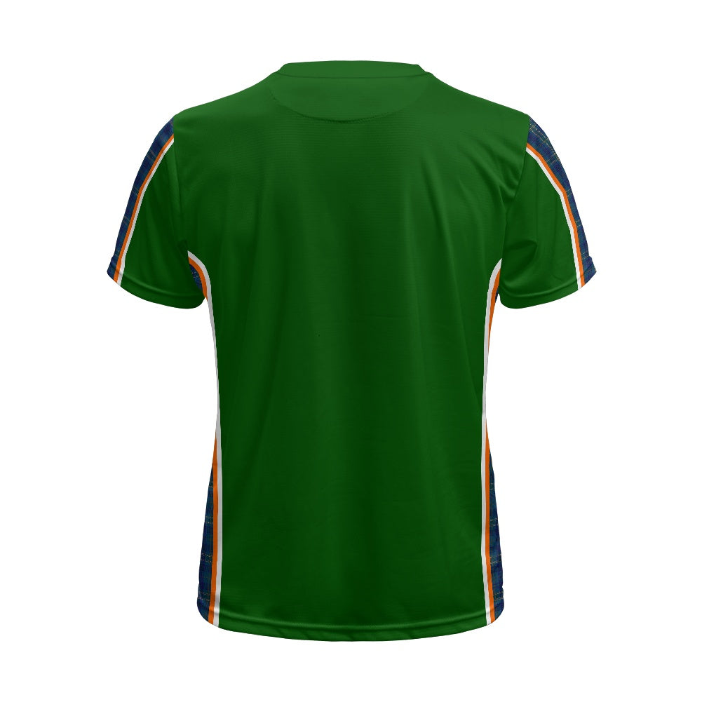 Irish County Fermanagh Tartan Strip Football Shirt