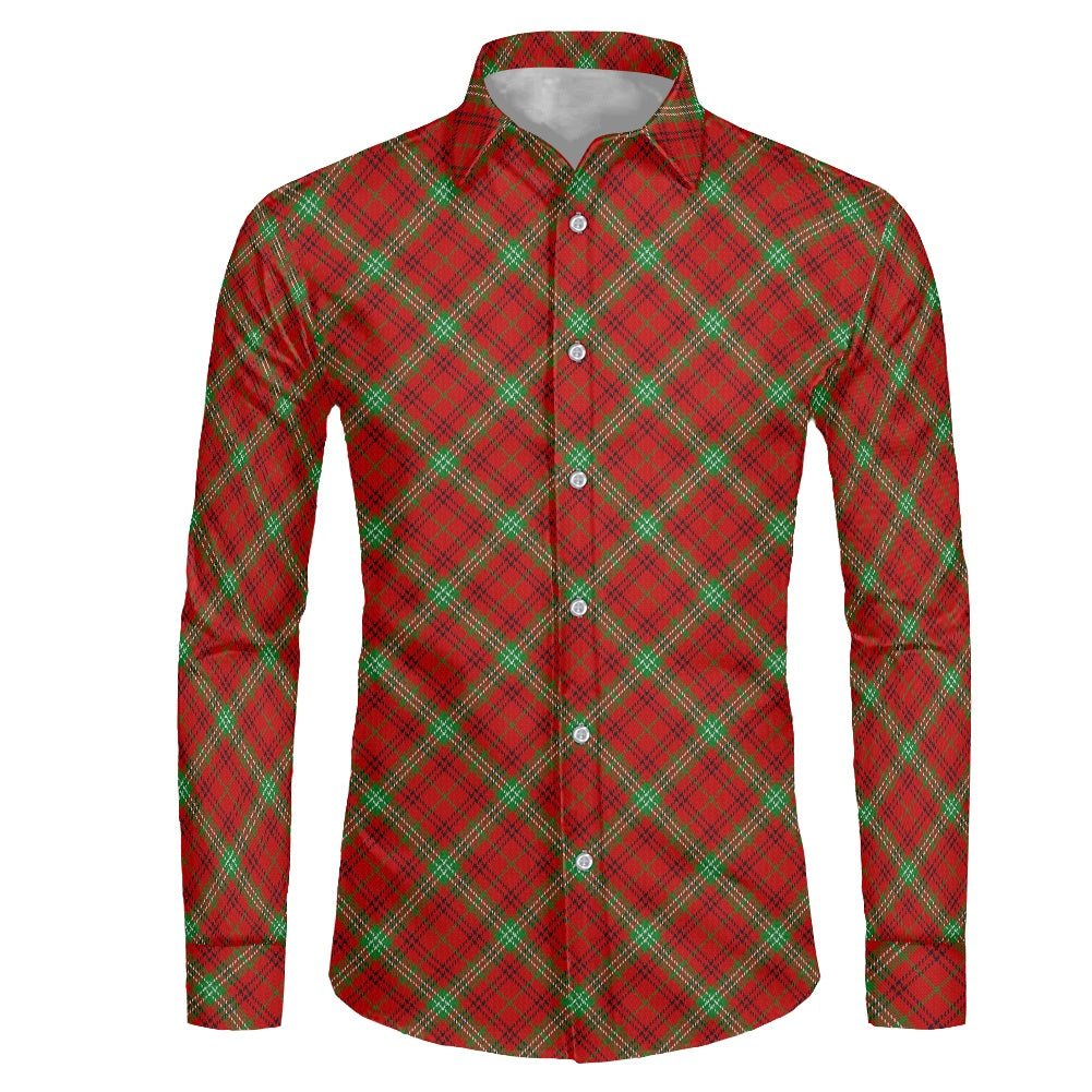 Clan Morrison Tartan Men's long-sleeved shirt