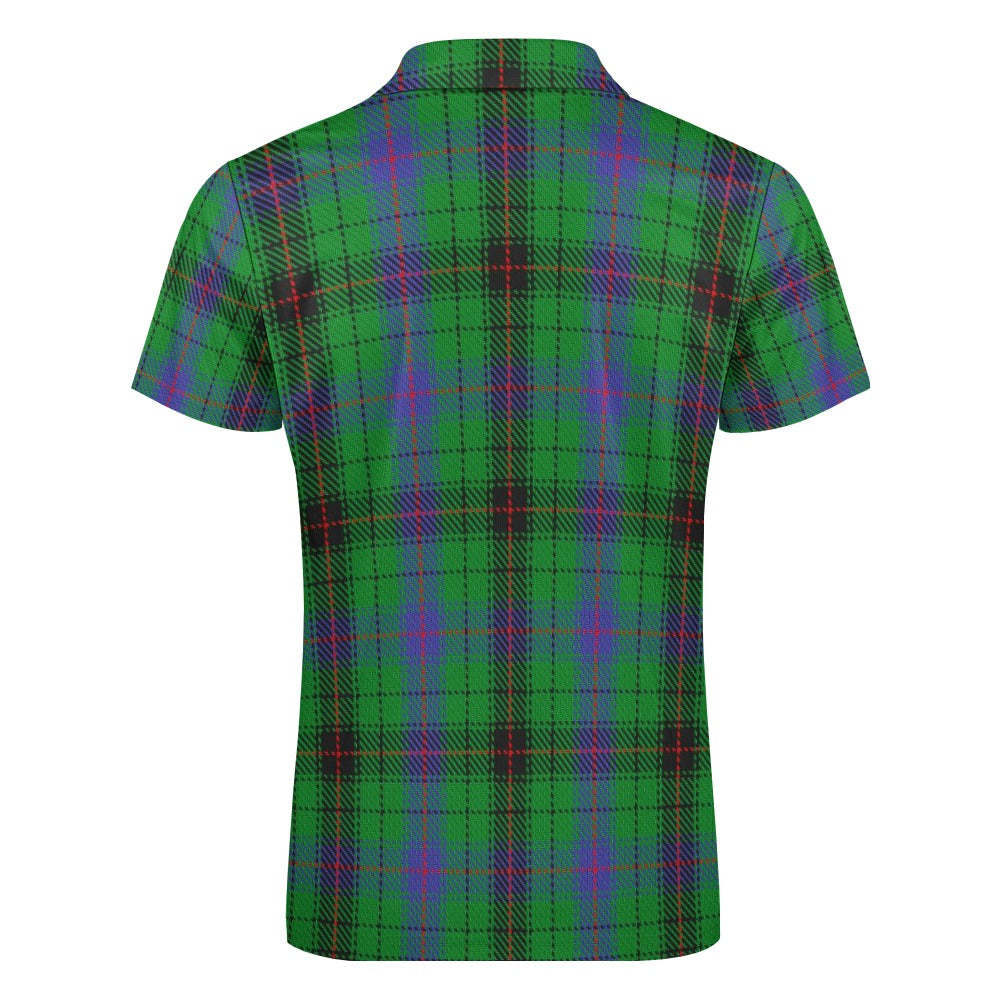 Clan Davidson Tartan Short sleeve polo shirt