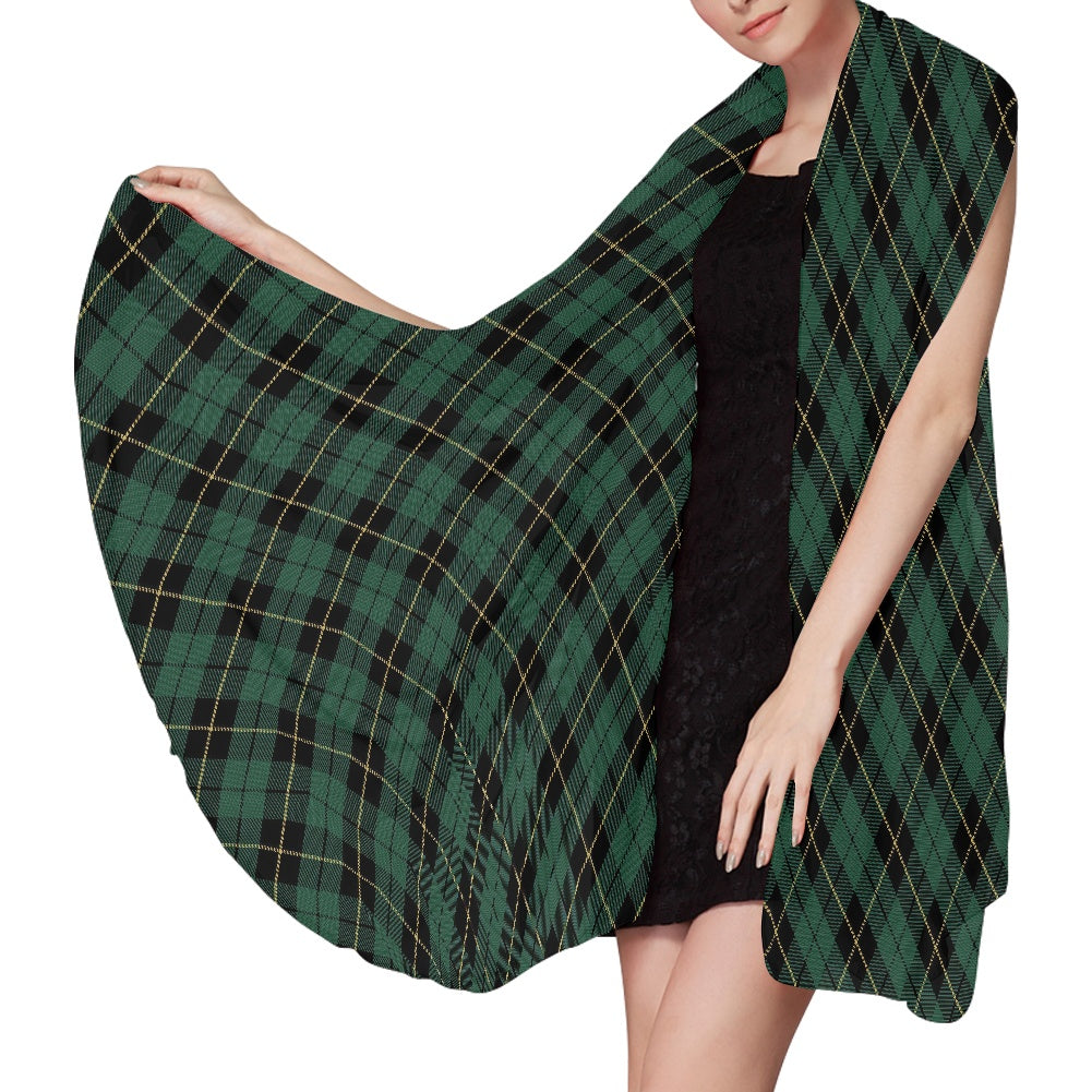 Clan Wallace Hunting Ancient Tartan Chiffon Scarf