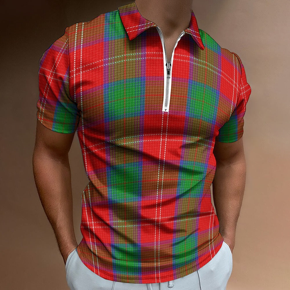 Clan Chisholm Tartan Short sleeve polo shirt