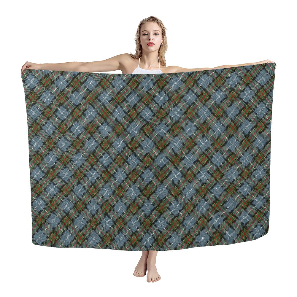 Clan Estes Tartan Bias Chiffon Scarf