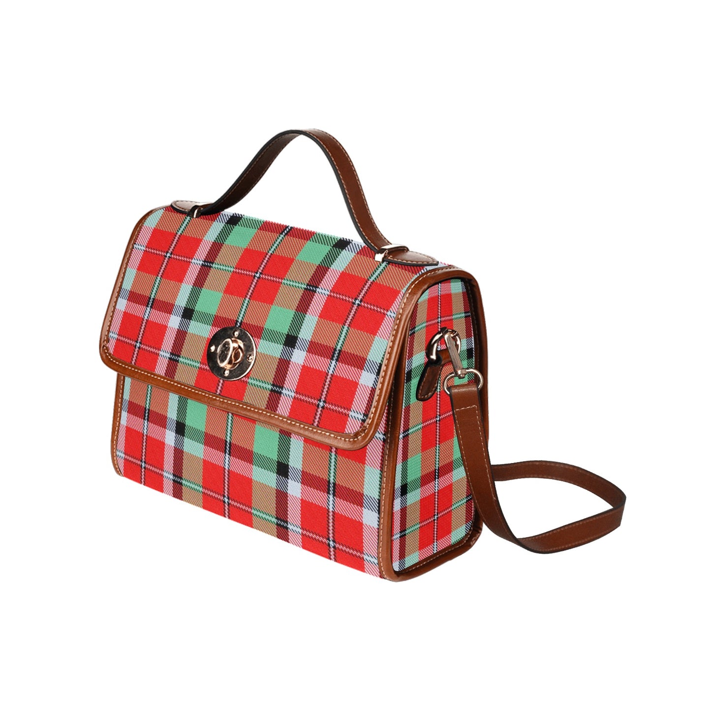 Clan Graham (Red) Canvas Handbag