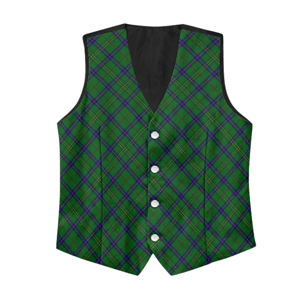Clan Bartlett Tartan Bias Suit vest jacket