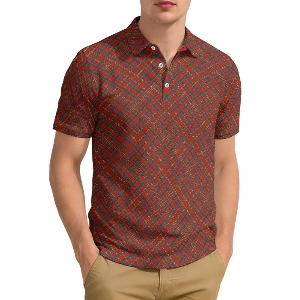 Clan MacAlister Tartan Bias Polo