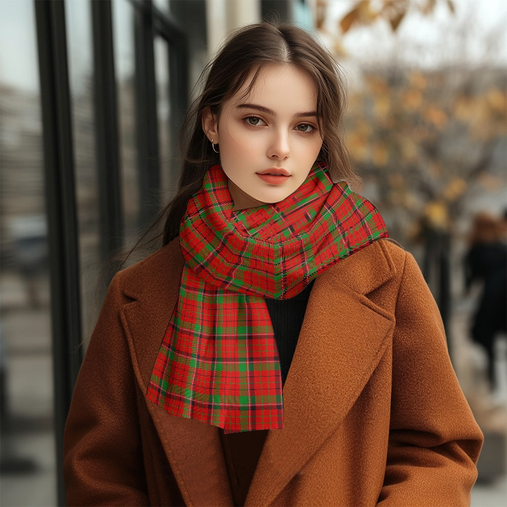 Clan Nicholson Tartan Fluffy scarf