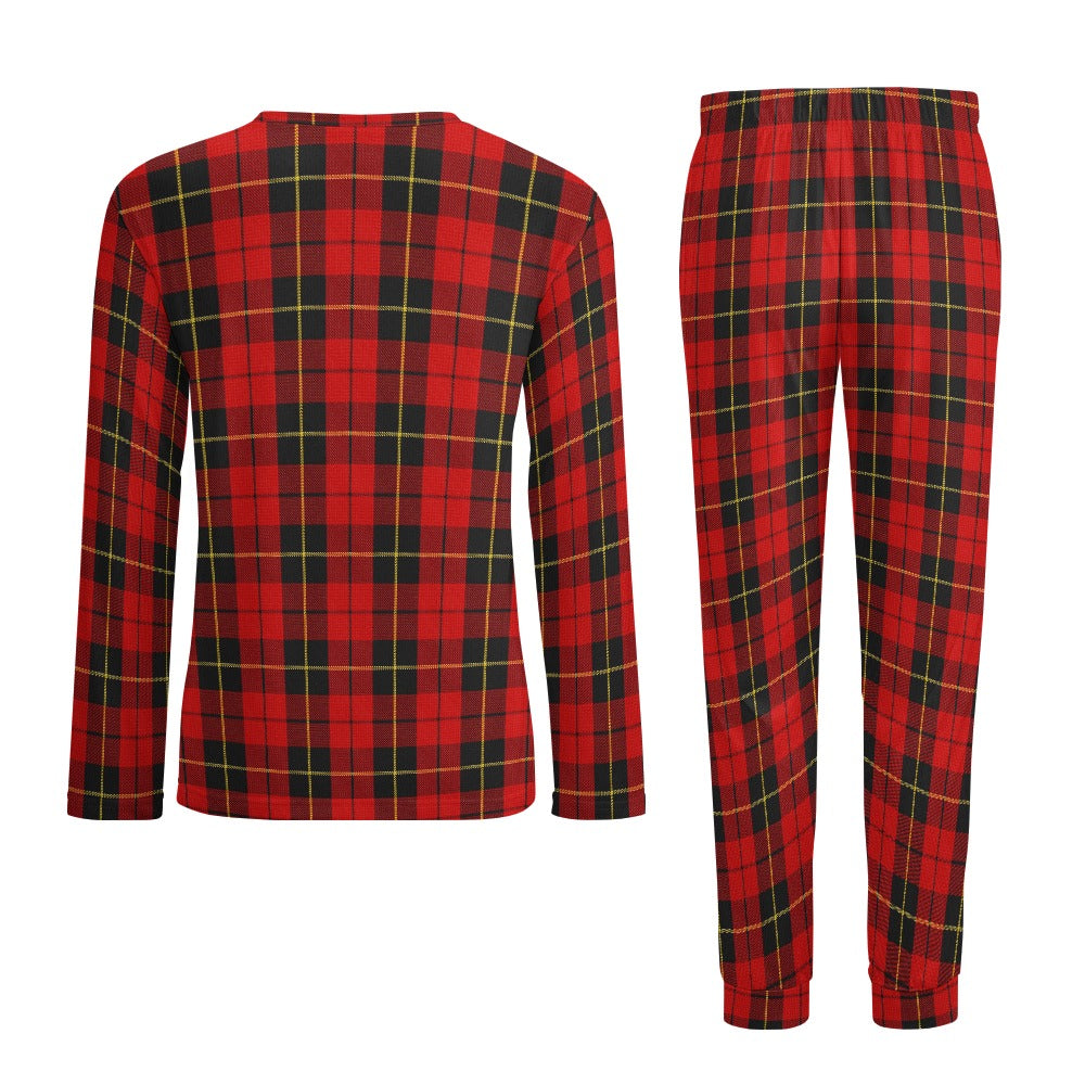 Clan Wallace Tartan Men's Pajama suit