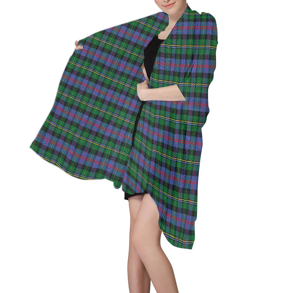 Clan Malcolm Tartan Chiffon Scarf