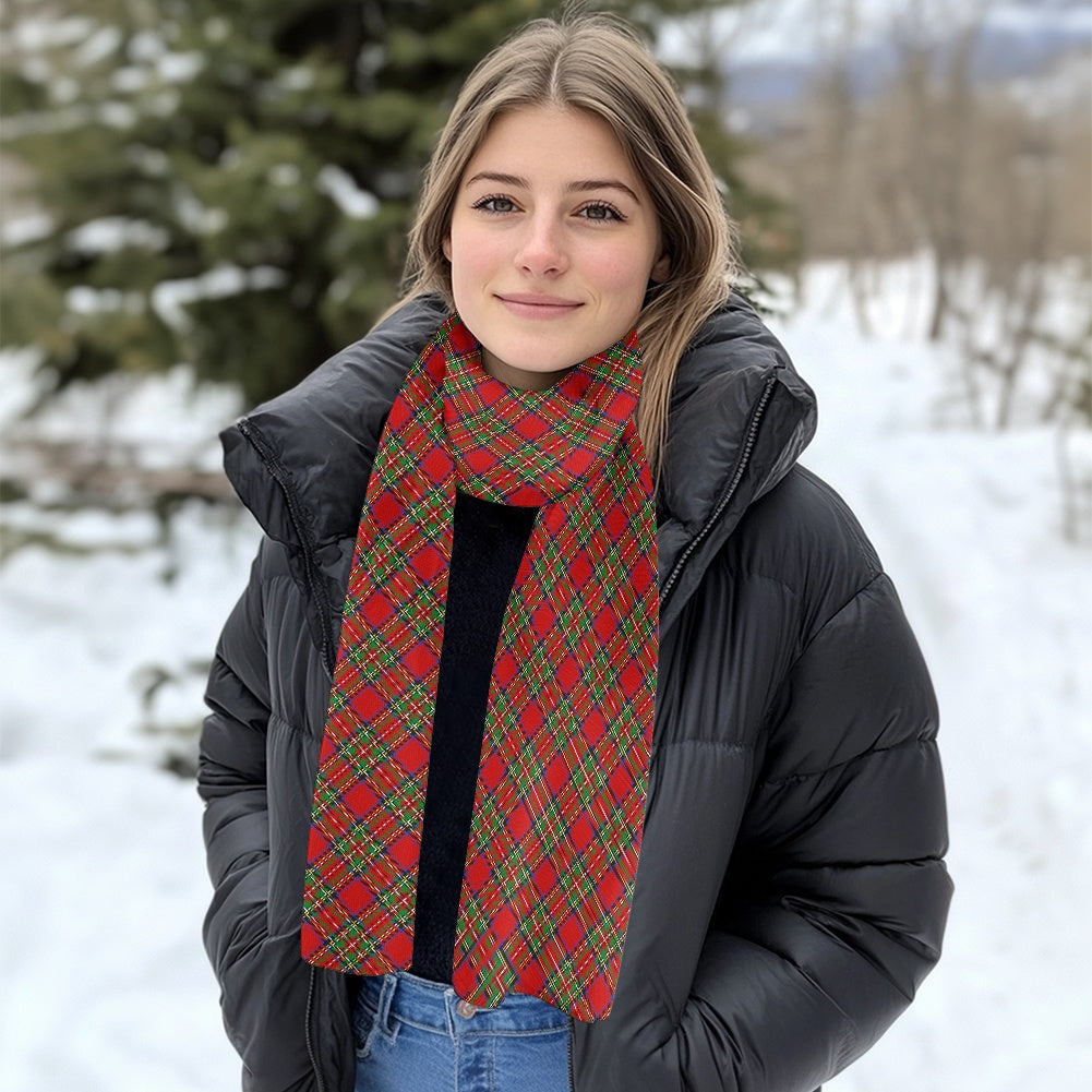 Clan Stewart Tartan Fluffy scarf