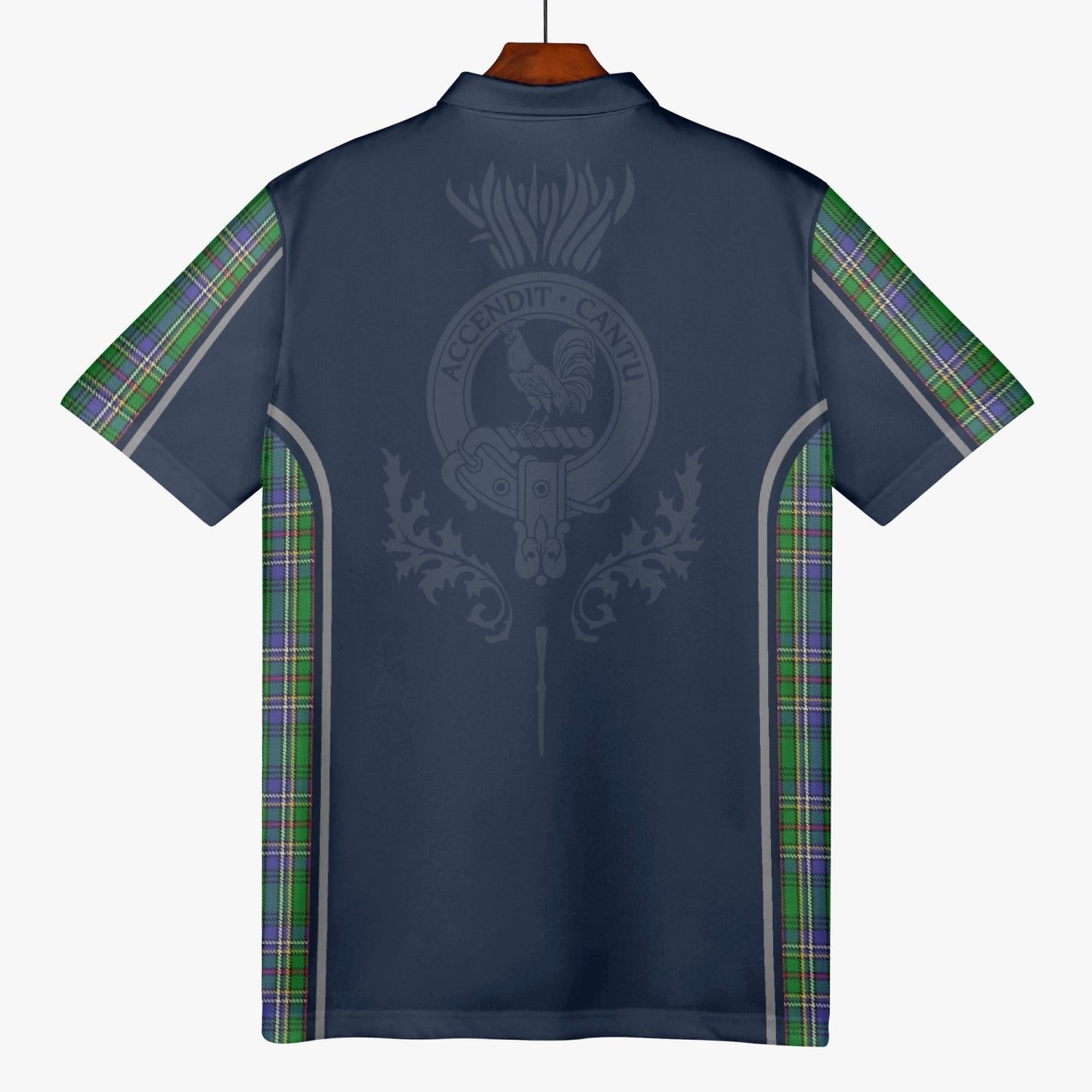 Clan Cockburn Crest & Tartan Polo Shirt