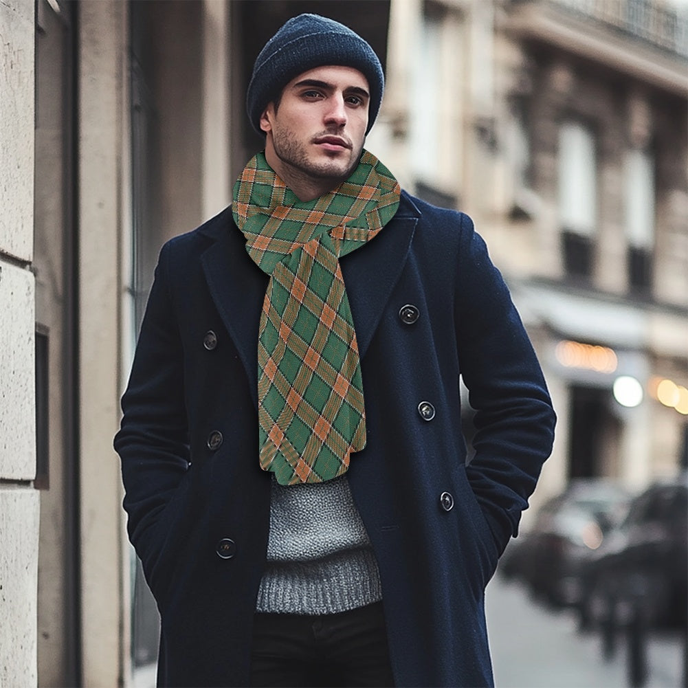 Clan Pollock Tartan Fluffy scarf