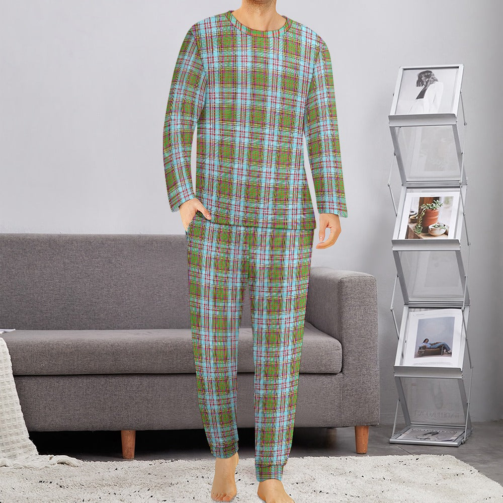 Clan Anderson Tartan Men's Pajama suit