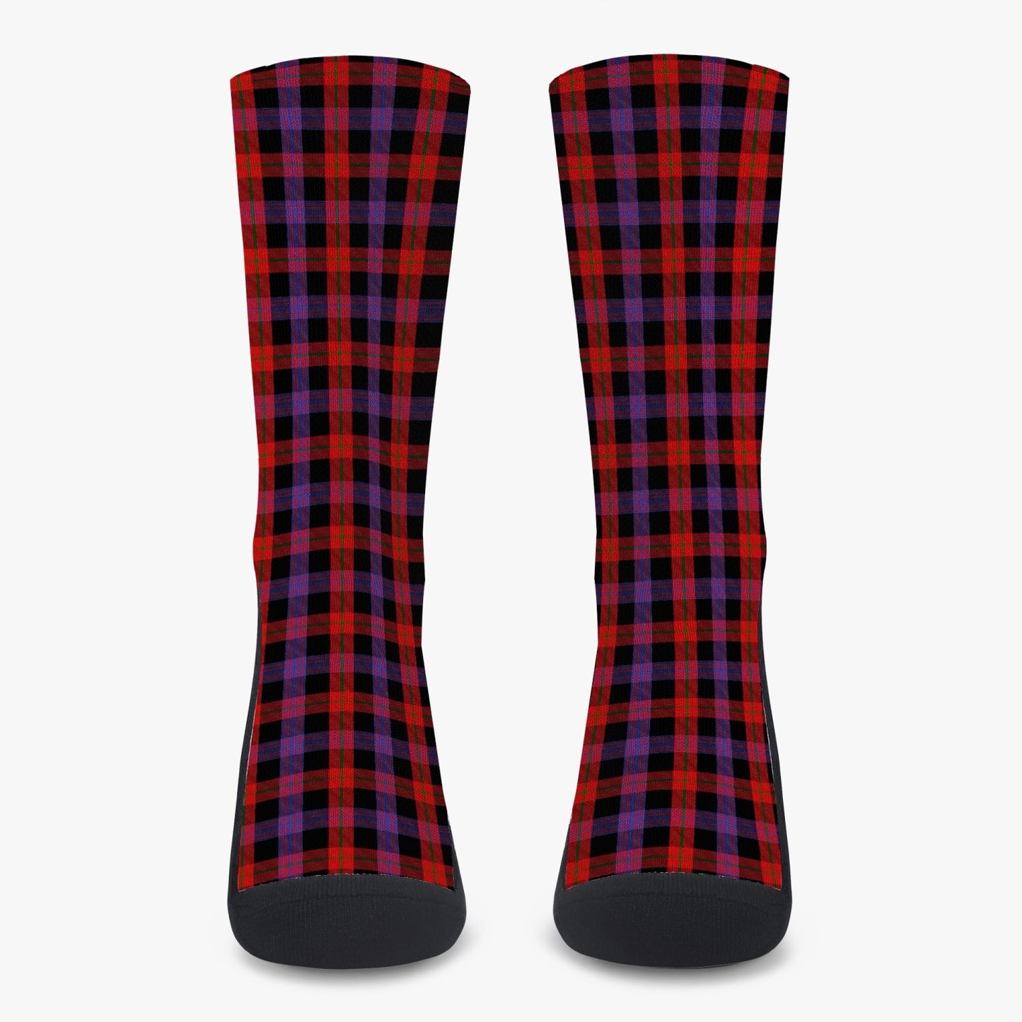 Clan Brown Tartan Reinforced Sports Socks