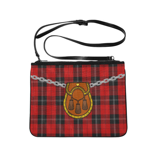 Clan Ramsay Tartan Kilt Clutch Bag