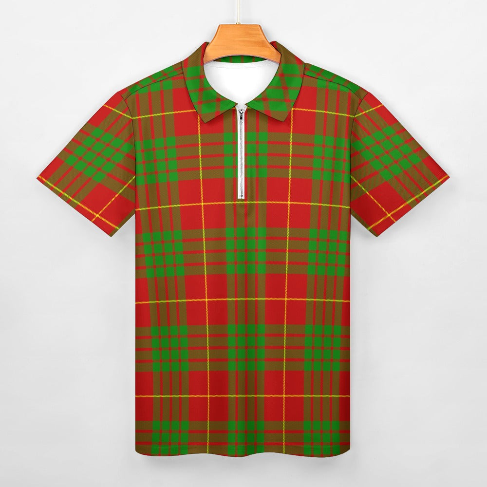 Clan Cameron Tartan Short sleeve polo shirt