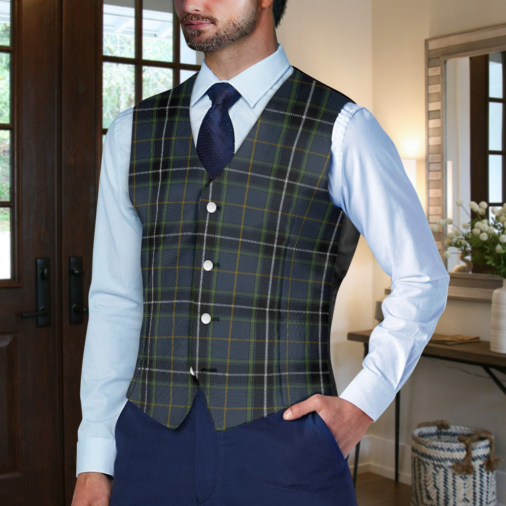 Breizh | Breton | Bretagne Kerne Tartan Suit vest jacket