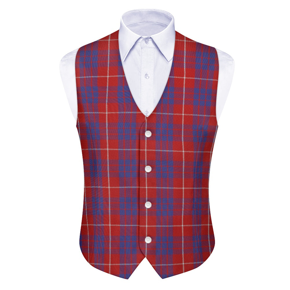 Clan Hamilton Tartan Suit vest jacket