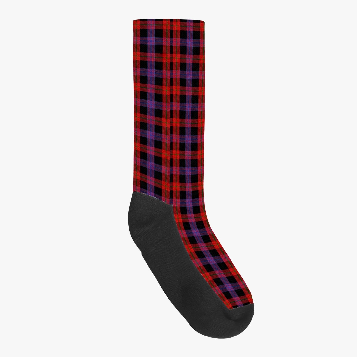 Clan Brown Tartan Reinforced Sports Socks