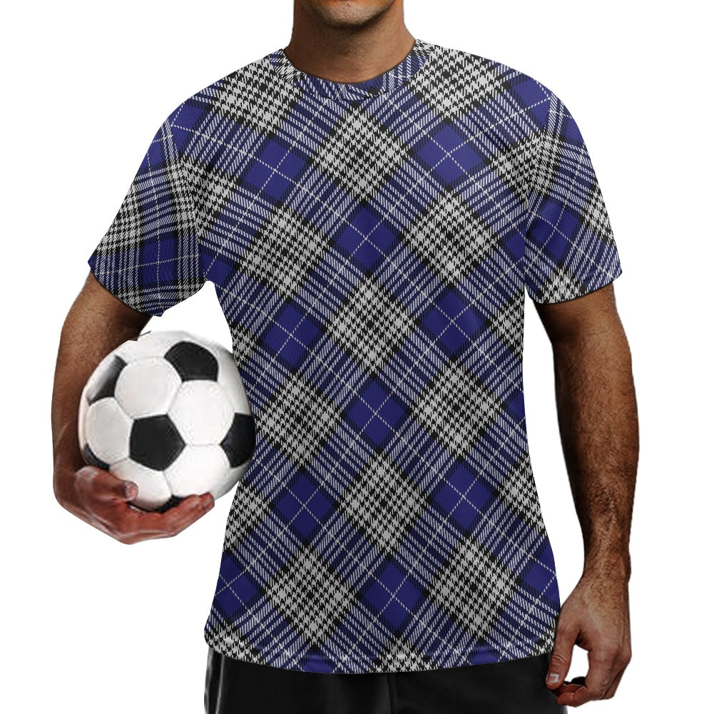 Clan Napier Tartan Football Shirt white