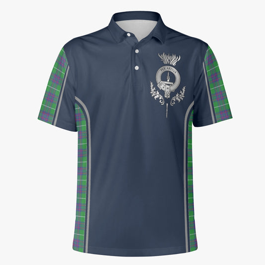 Clan MacIntyre Crest & Tartan Polo Shirt