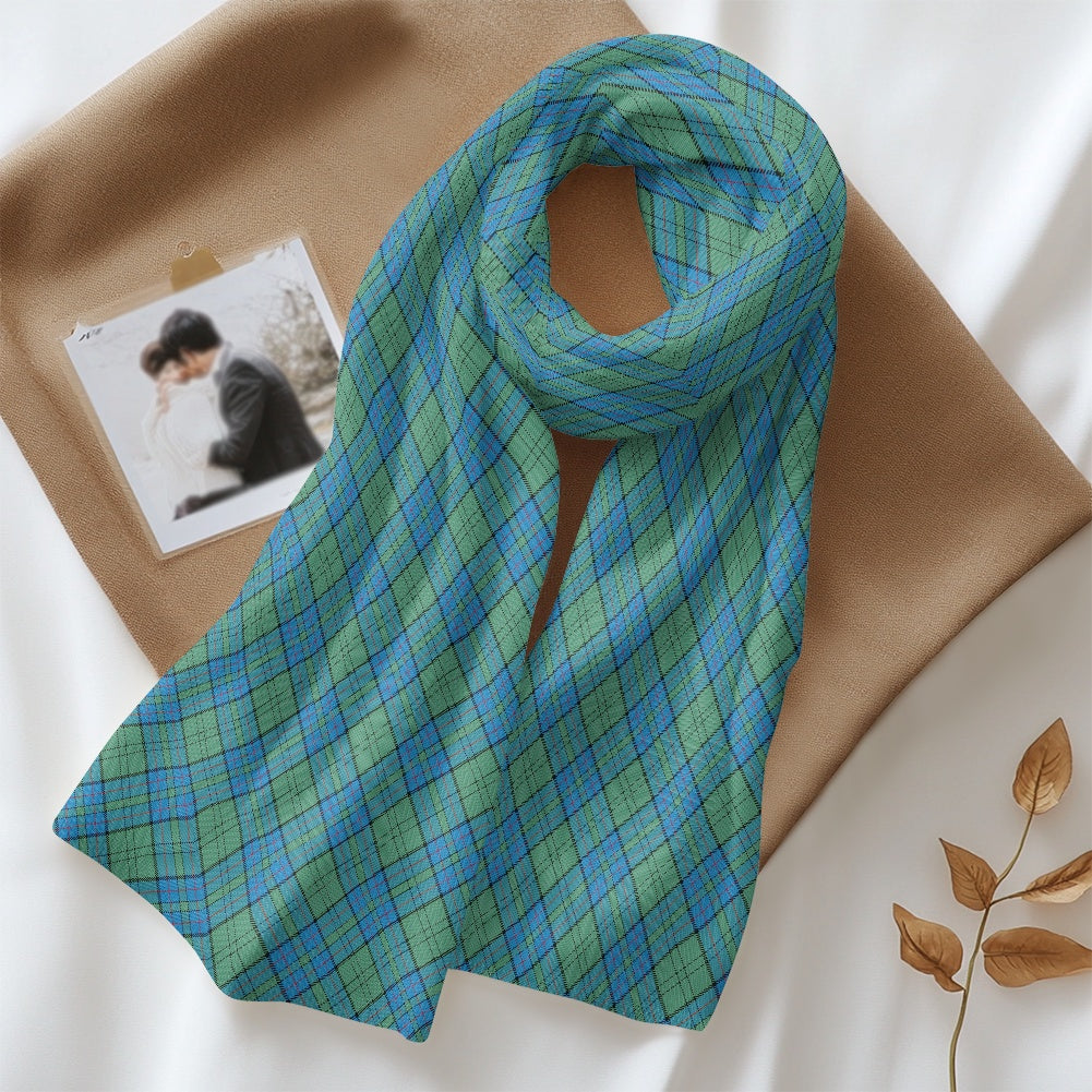 Clan Lockhart Tartan Fluffy scarf