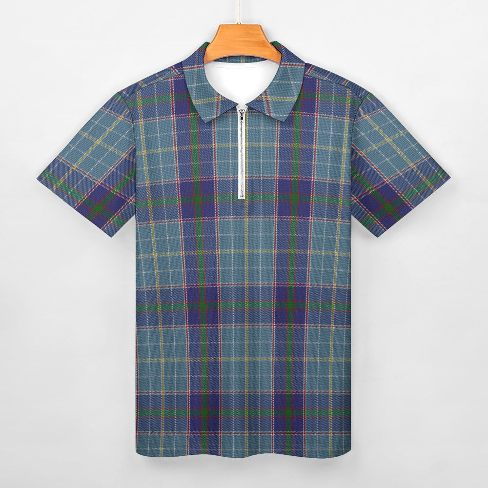 US State - Texas Tartan Short sleeve polo shirt