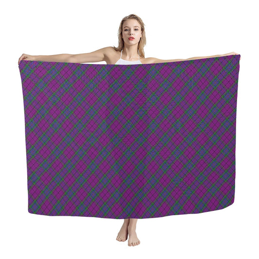 Clan Wardlaw Tartan Bias Chiffon Scarf
