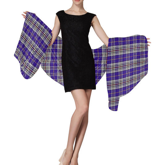 Clan Hannah Tartan Chiffon Scarf
