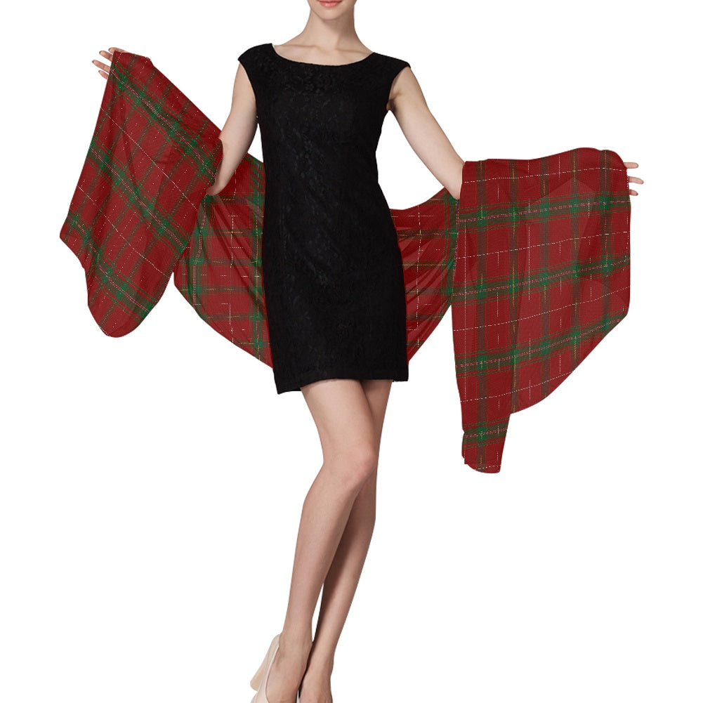 Clan Carruthers Tartan Chiffon Scarf