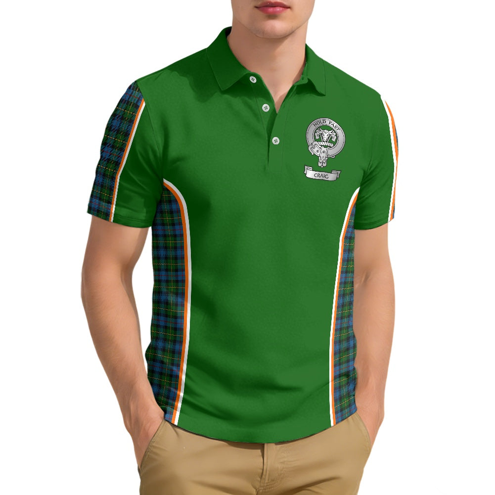 Clan MacLeod Crest & Tartan - Craig - Polo