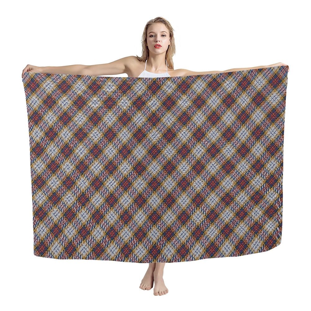 Clan MacInnes Hunting Tartan Bias Chiffon Scarf