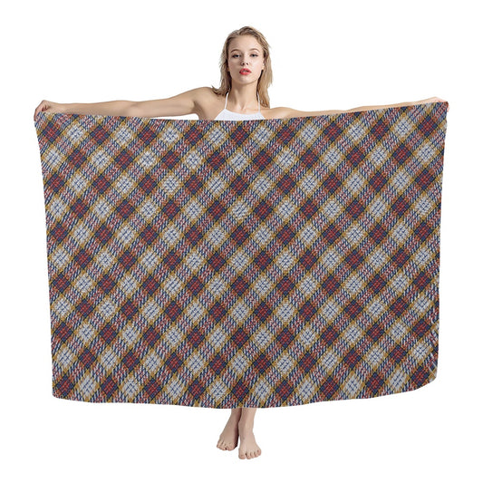 Clan MacInnes Hunting Tartan Bias Chiffon Scarf