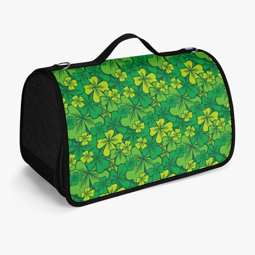 Irish Shamrock Pet Carrier Bag