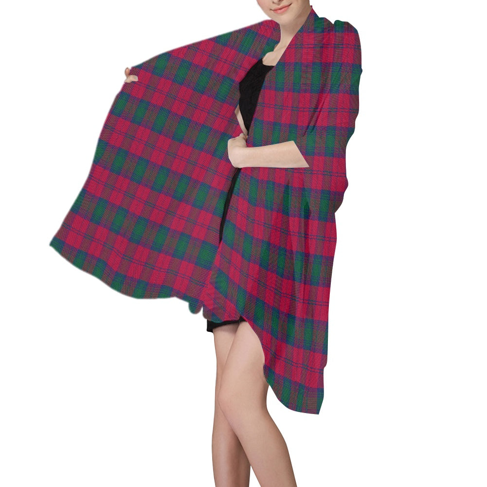 Clan Lindsay Tartan Chiffon Scarf