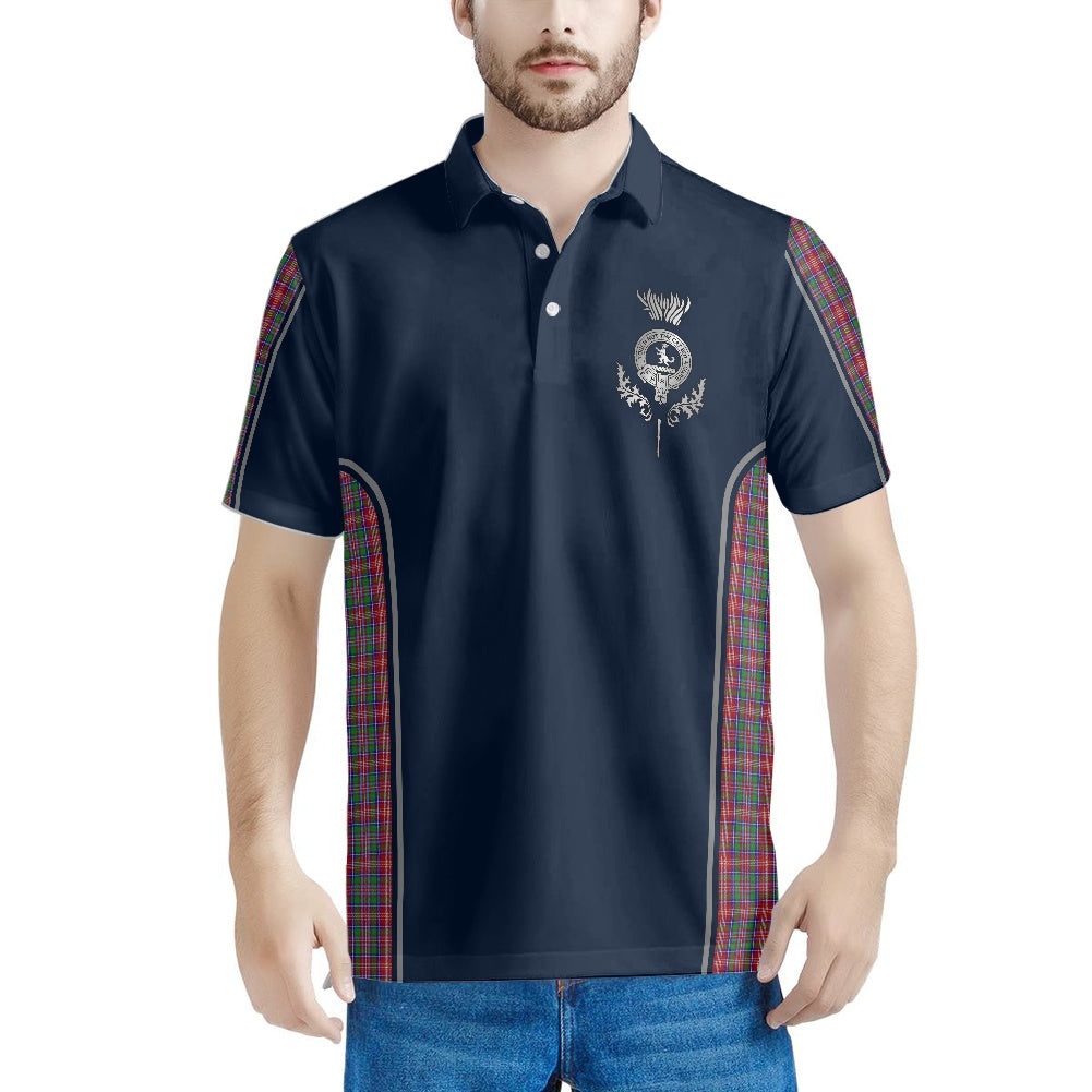 Clan MacIntosh Crest with Ritchie Tartan Polo