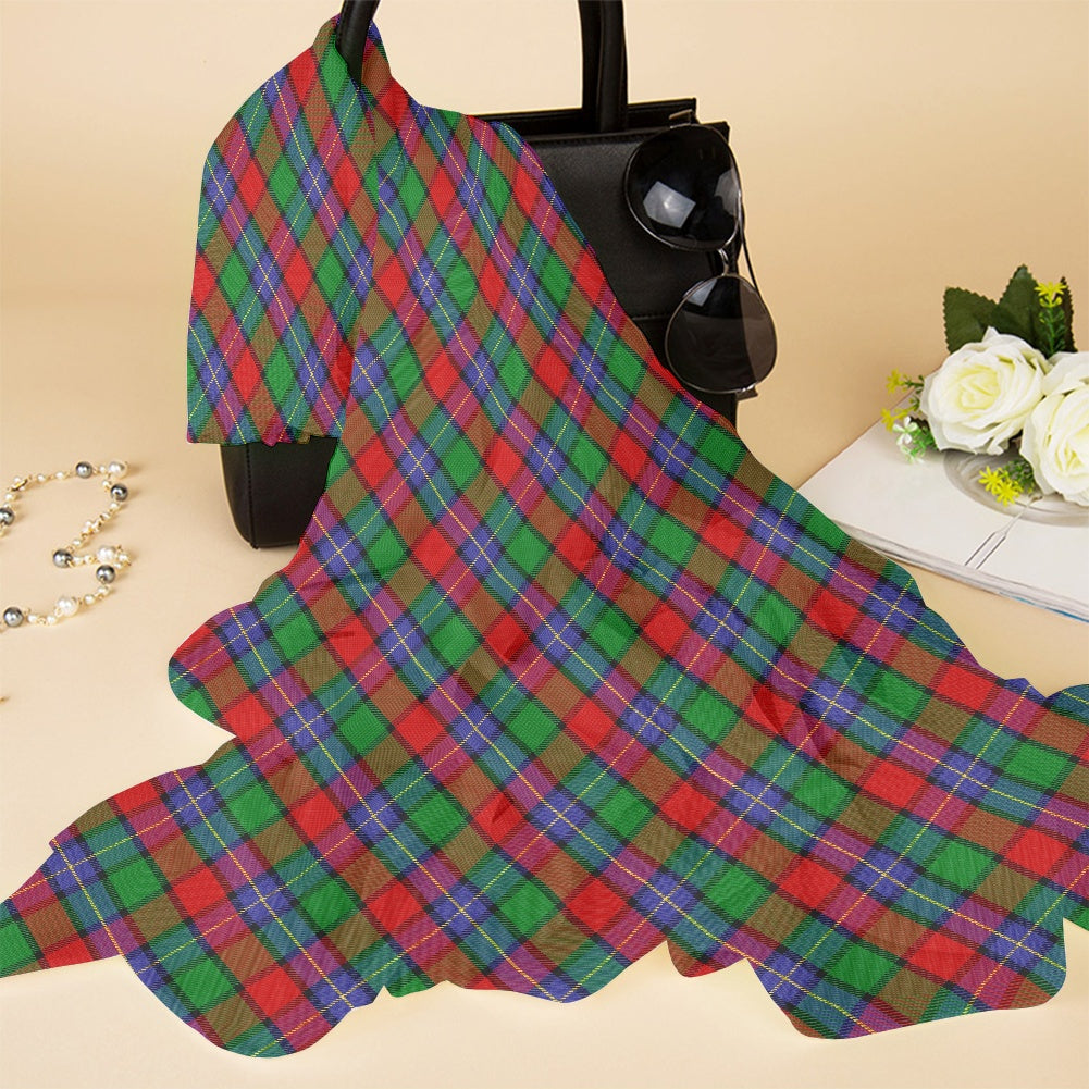 Clan Kilgour Tartan Bias Chiffon Scarf
