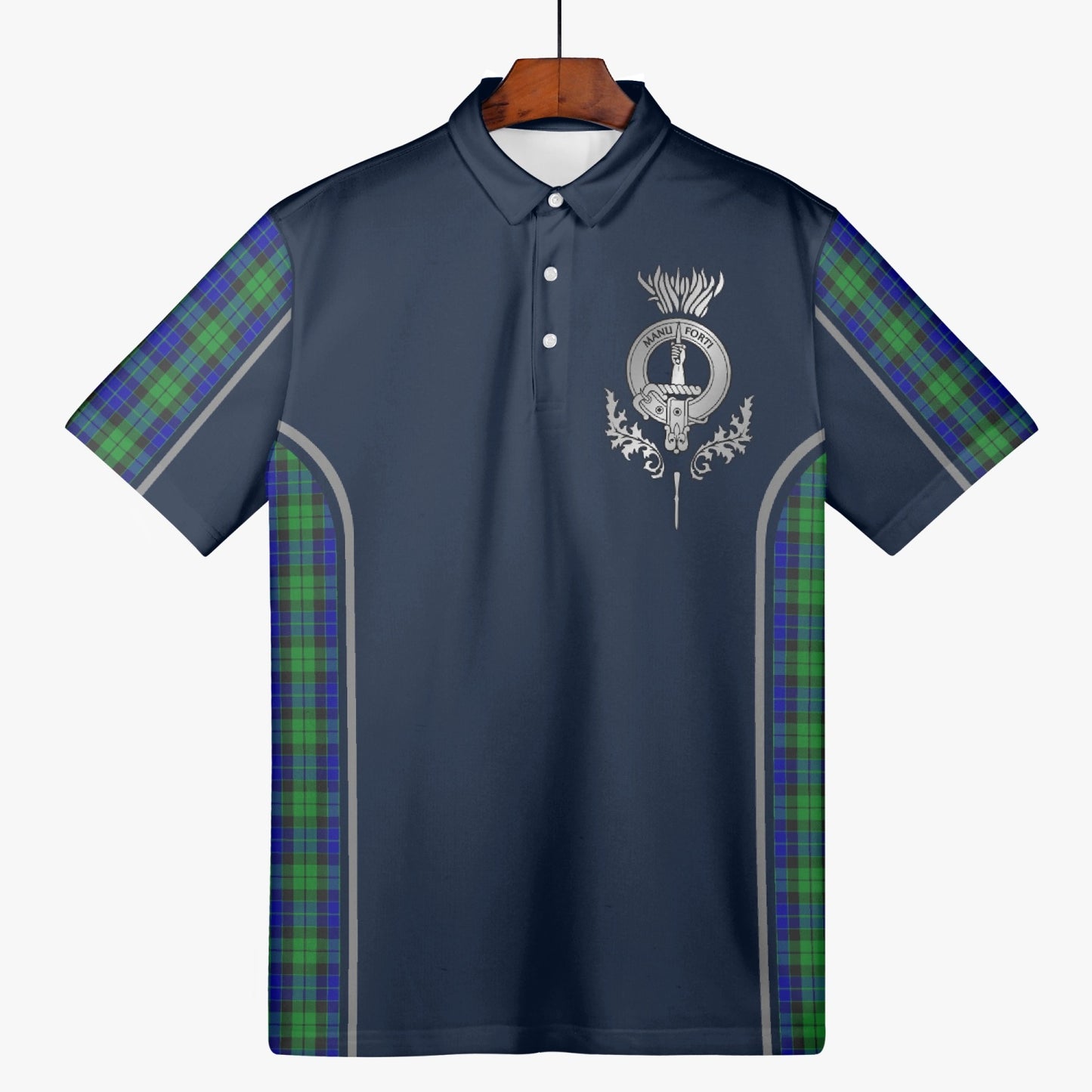 Clan MacKay Crest & Tartan Polo Shirt