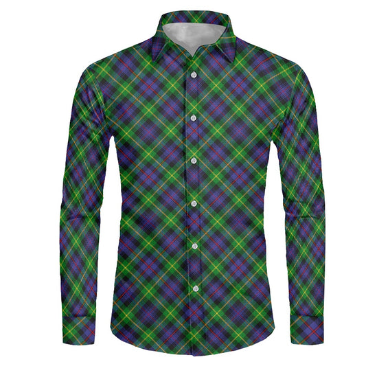 Clan Farquharson Tartan long-sleeved shirt