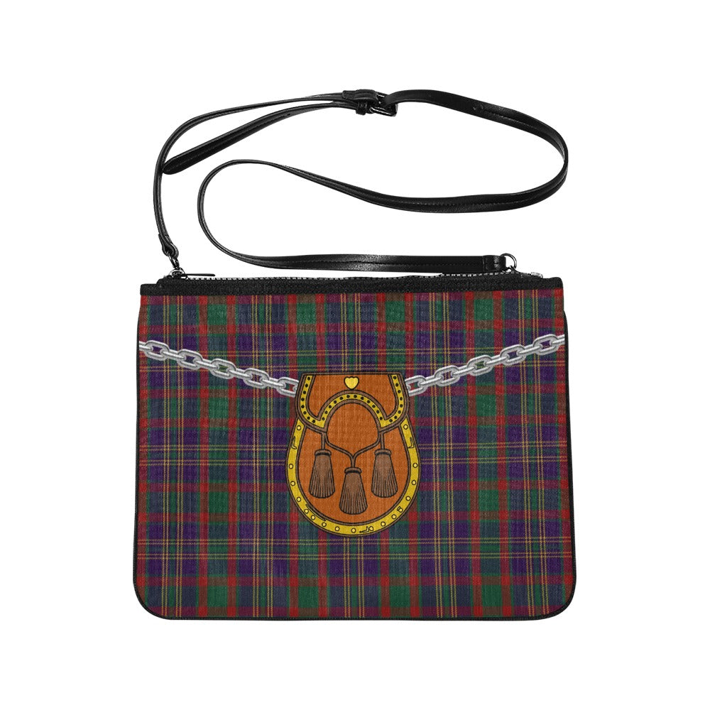 Irish County Cork Tartan Kilt Clutch Bag