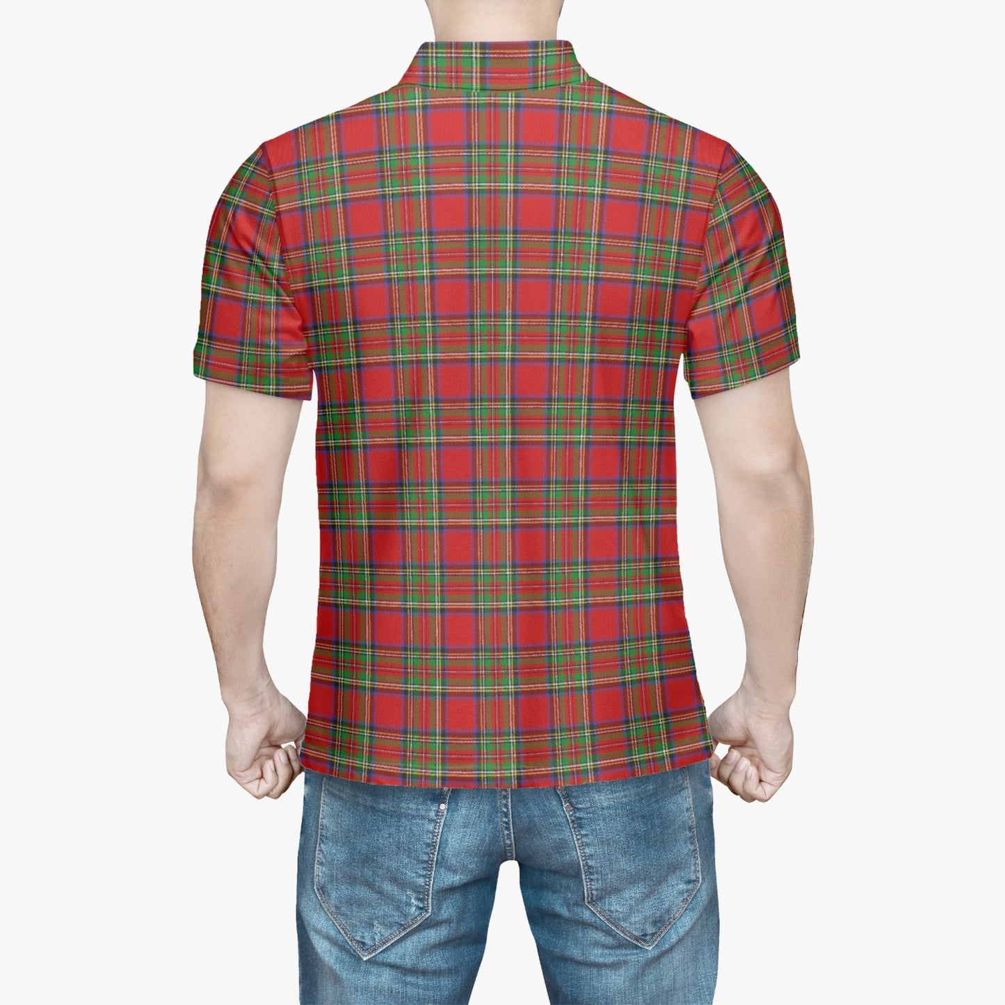 Clan Stewart Tartan Polo Shirt